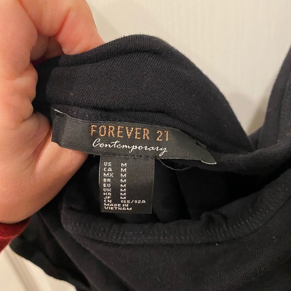 Worn once Forever 21 long sleeve ruffle bodysuit - Picture 4 of 4